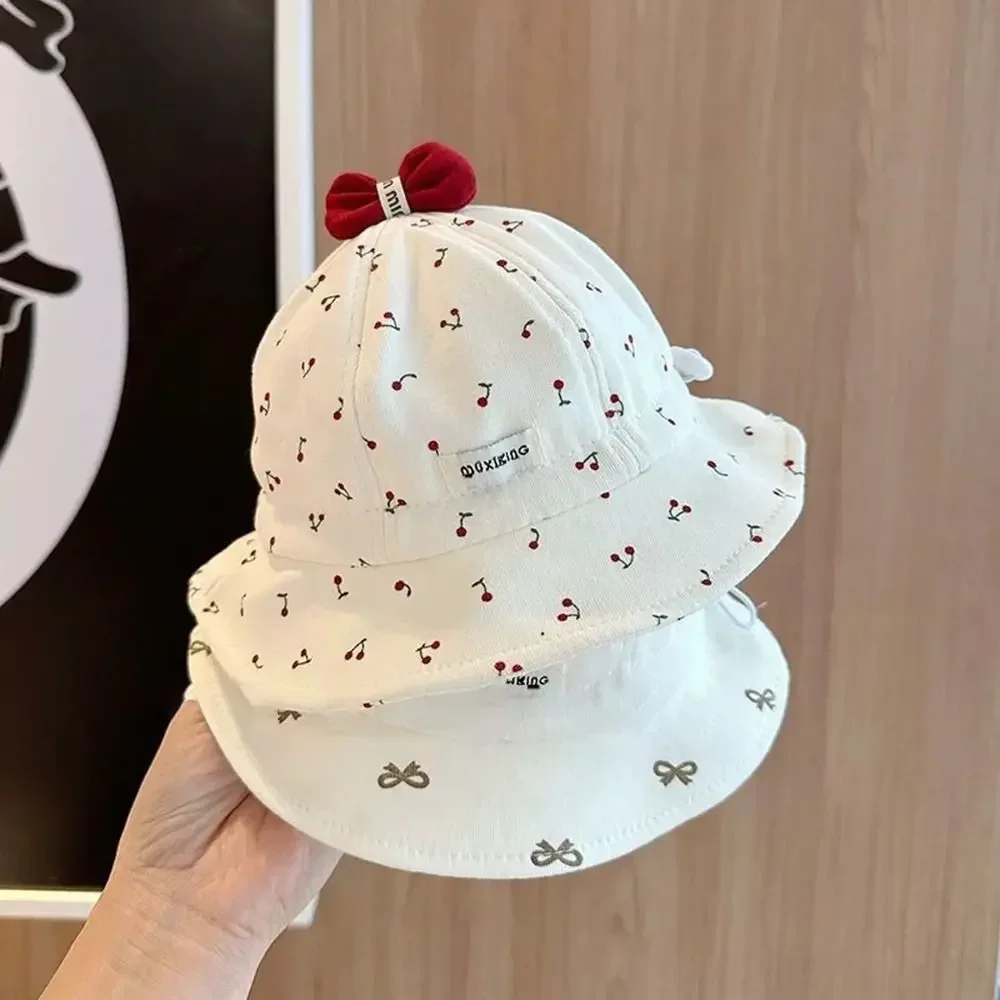 

Thin Baby Children Fisherman Hat Sunshade Cotton Kids Bucket Hat Soft Sun Protection Sun Visor Hats For Spring Summer Autumn