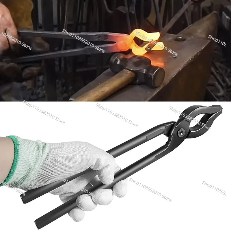 

Model 0004930-300 Blacksmith Tongs, 12-Inch Forging Pliers with Secure Grip for Welding & Metalworking