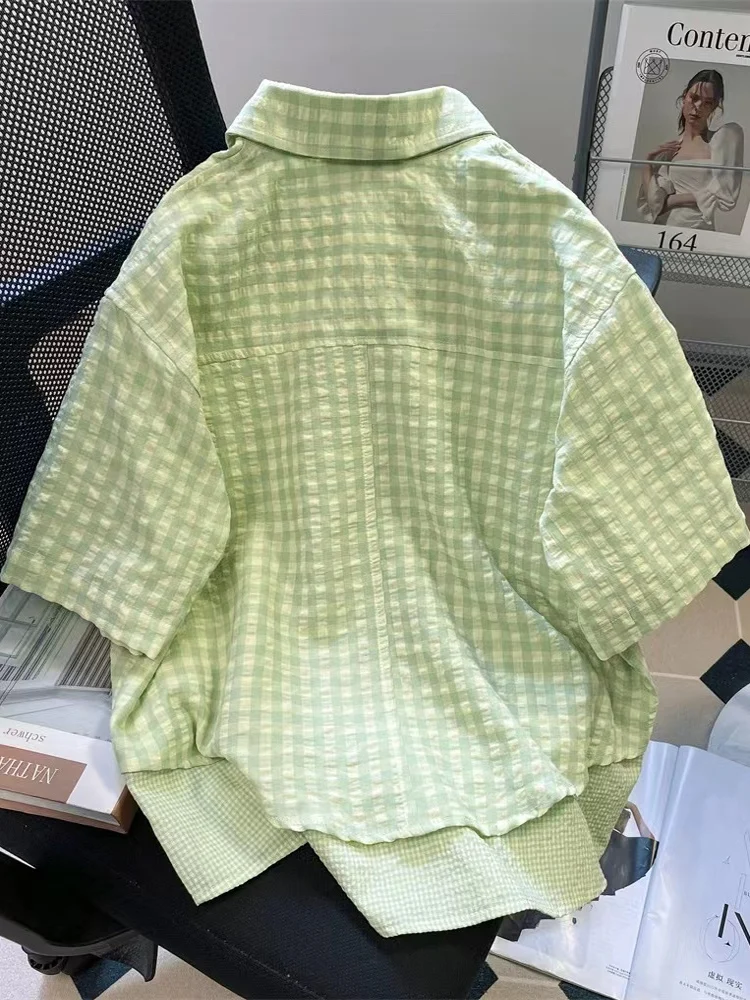 

American Sle Floral Embroidery ort Sve irt Women Summer Casual Retro Hong Kong Sle Versatile Design Top