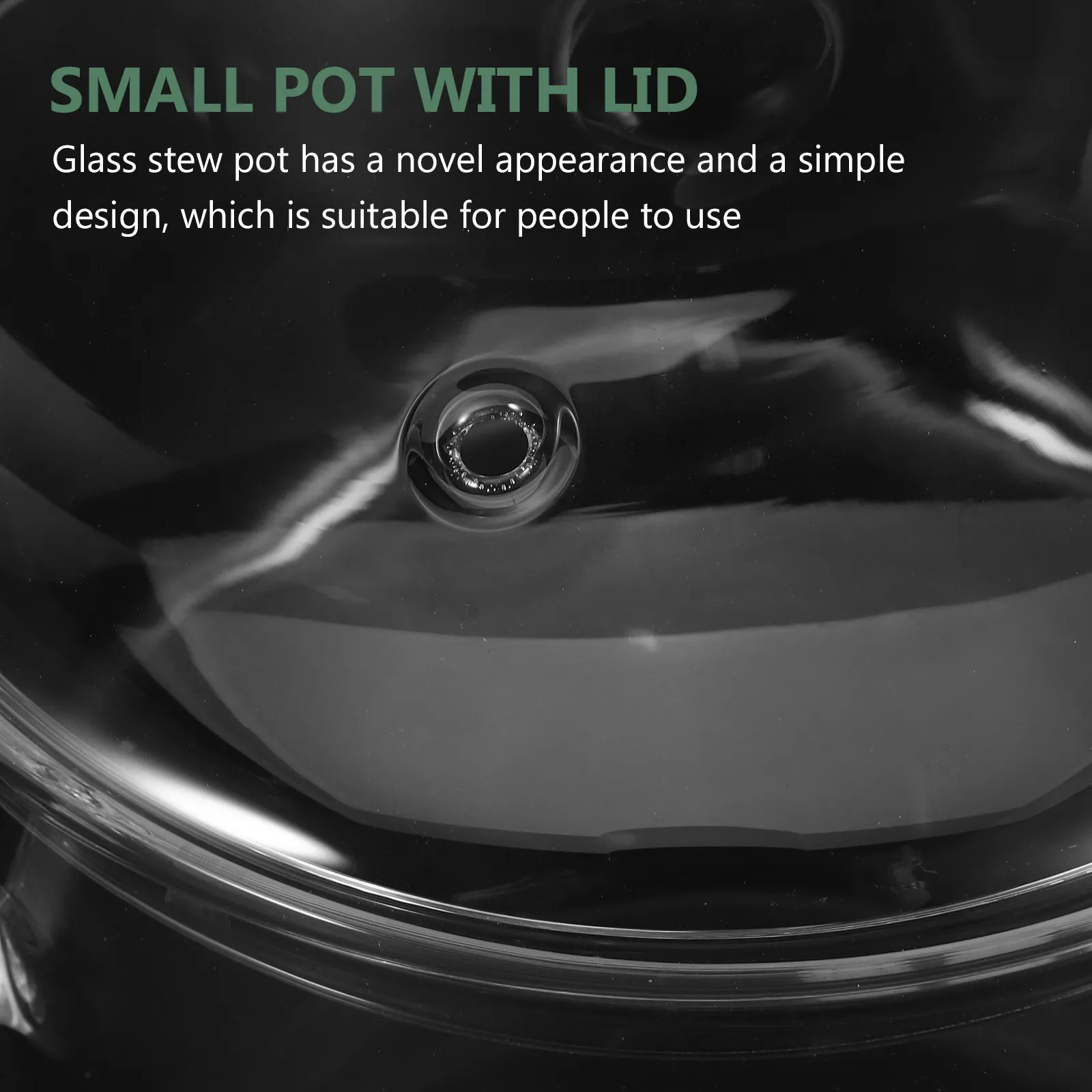 

2Pcs Glass Soup Pot Clear Heat-Resistant Kitchen Cookware with Ergonomic Handles for Everyday Cooking Noodles Stew Milk Sauce