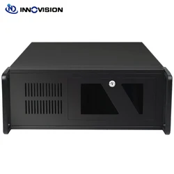 Rackmount 4U ATX Industrial Control Chassis Case Support 3x5.25 1x3.5 External Bay Mini Redundant Powersupply L=450mm IPC Case