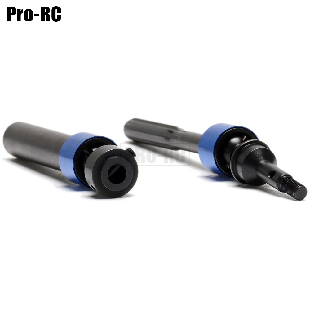 2Pcs #5451X Hard Steel Splined CVD Swing Driveshaft Axles for Rc Car 1/10 Traxxas E-Revo Summit Revo 3.3 T-MAXX E-MAX