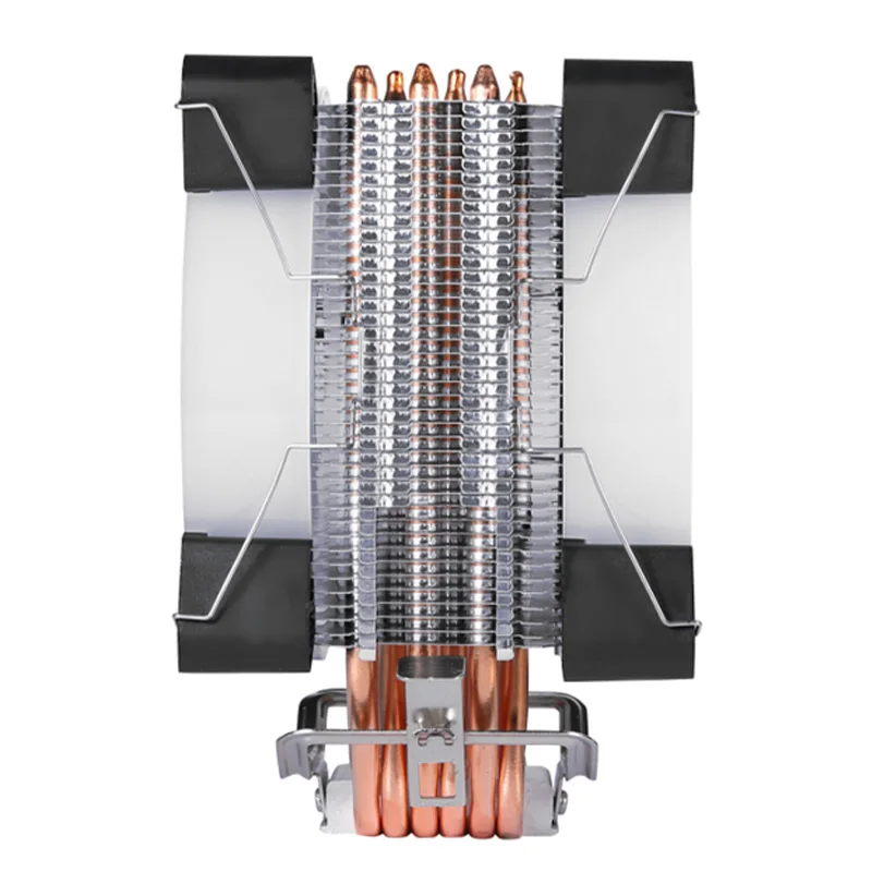 静音クーラー プロセッサー カラフルランプ 4/6ヒートパイプ ラジエーター 120mm CPUファン 対応 LGA2011 x79 x99 115x 1200 1700 AMD AM3 AM4