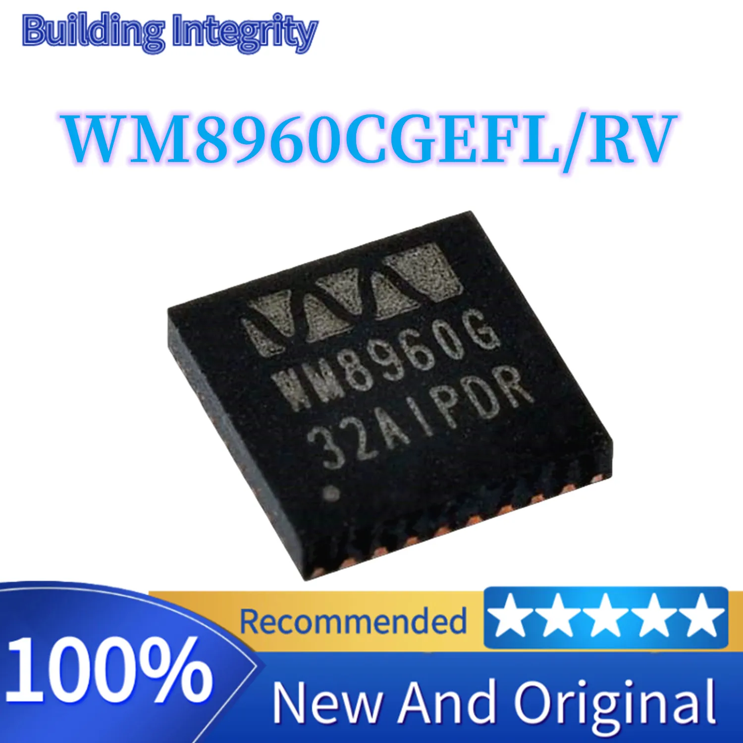 WM8960CGEFL/RV Package QFN-32 Brand New Original Authentic Audio Interface Chip IC