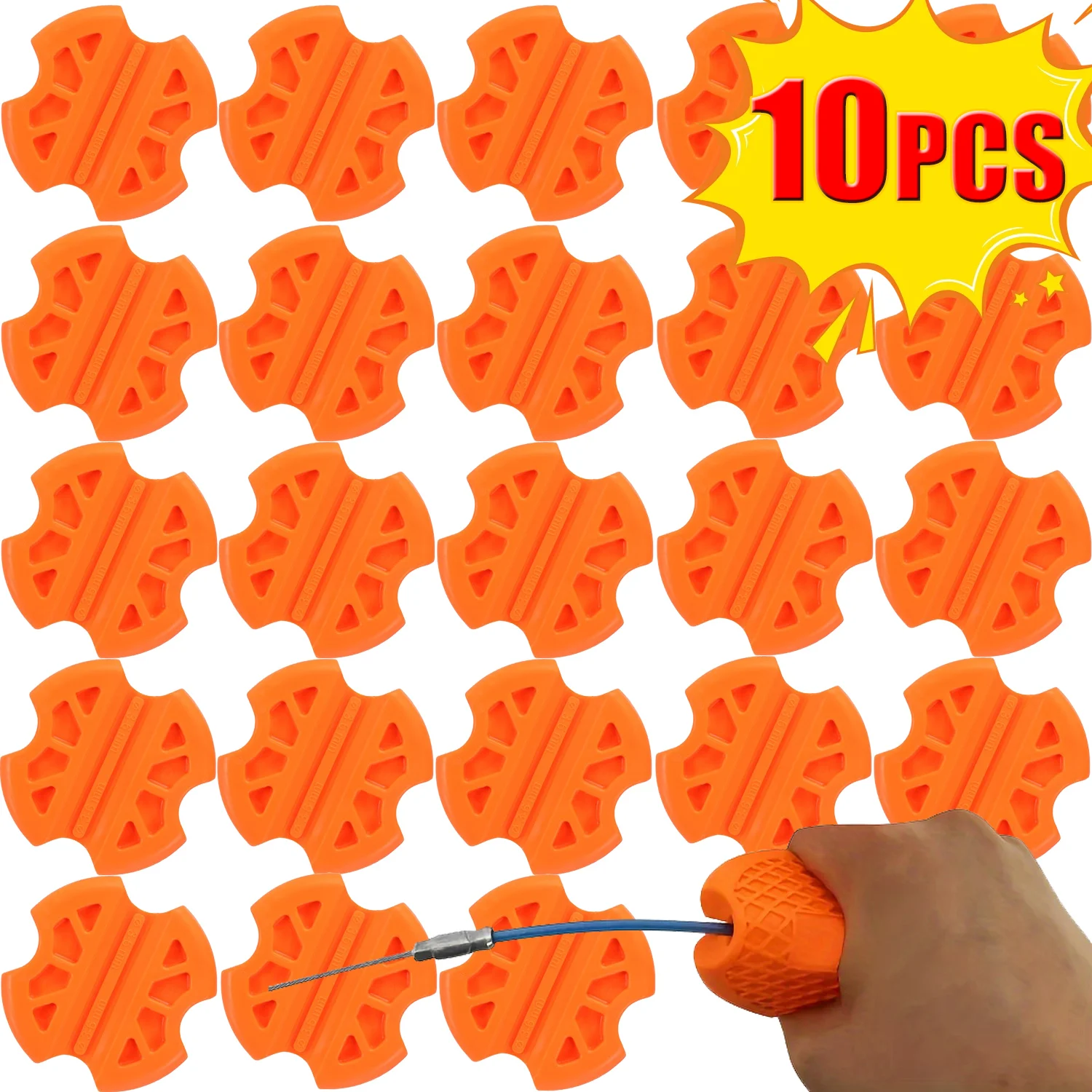 3–6 mm Drahtzieher, Gummigabel, Gerät, Elektriker, spezifisches perforiertes Rohr, Drahtgreifer-Werkzeug, Zugstahldraht, Anti-Rutsch-Klemme