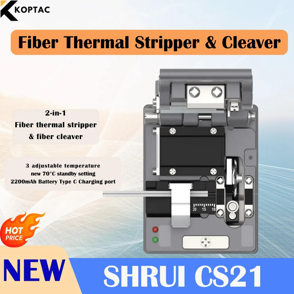 

SHRUI CS21 2-в-1 термоприбор для зачистки и сколов, резка для зачистки волокна с многофункциональным зажимом, термоклещи, оптический инструмент