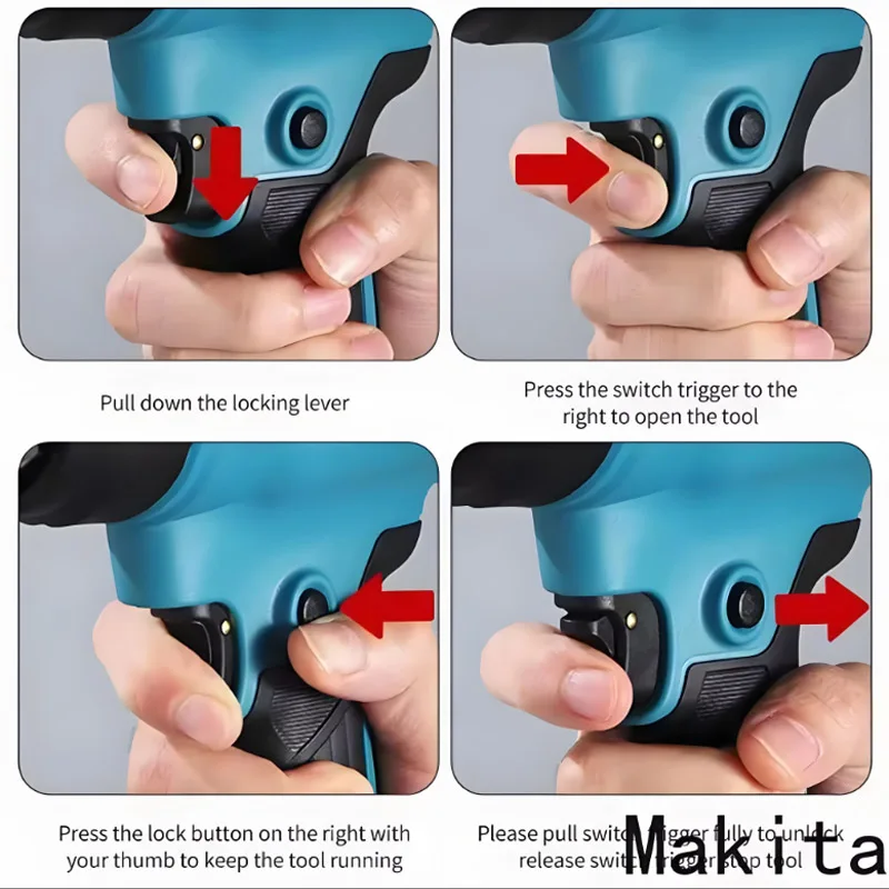 

Makita 18V DHG181Z Cordless Heat Gun Handheld Hot Air Soldering Gun with LED Display 550°C Temperature Control Thermal Blower