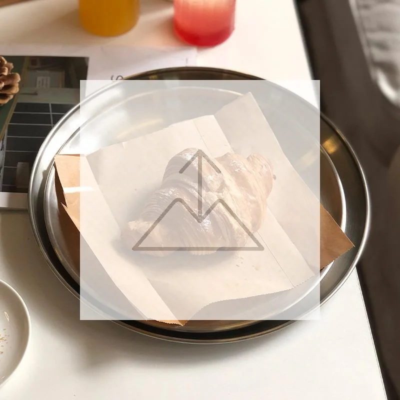 Korean Food Snacks - Stainless Steel Plate Food Grade Round