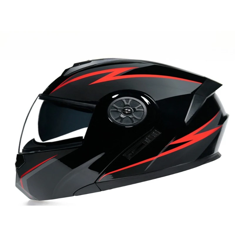 

Electric bicycle helmet, gray men's and women's full helmet, four-season open helmet, double mirror hat