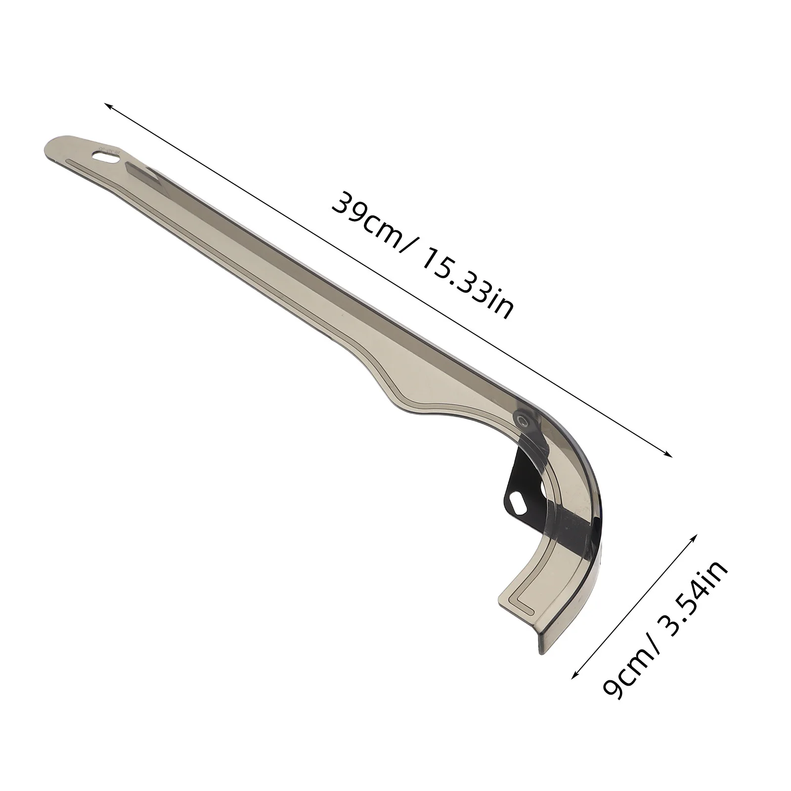 2 قطعة سلسلة دراجات الحرس غطاء بلاستيكي شفاف مقاوم للزيت لاستبدال سلسلة الدراجة الطريق الجبلية حامي دراجة Oilproof الحرس