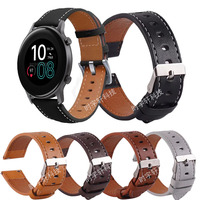 22mm Leather Strap For UMDIGI Uwatch 2S 3S 2 Strap Sport Replacement Bracelet For UMIDIGI 5 GPS/Urun S Smart Watch Mens Band
