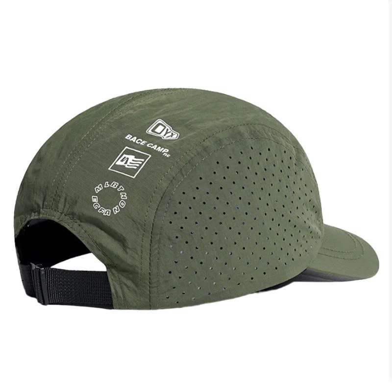Short-brim mesh quick-dry baseball cap breathable sun-protection sports sun hat summer outdoor running cap