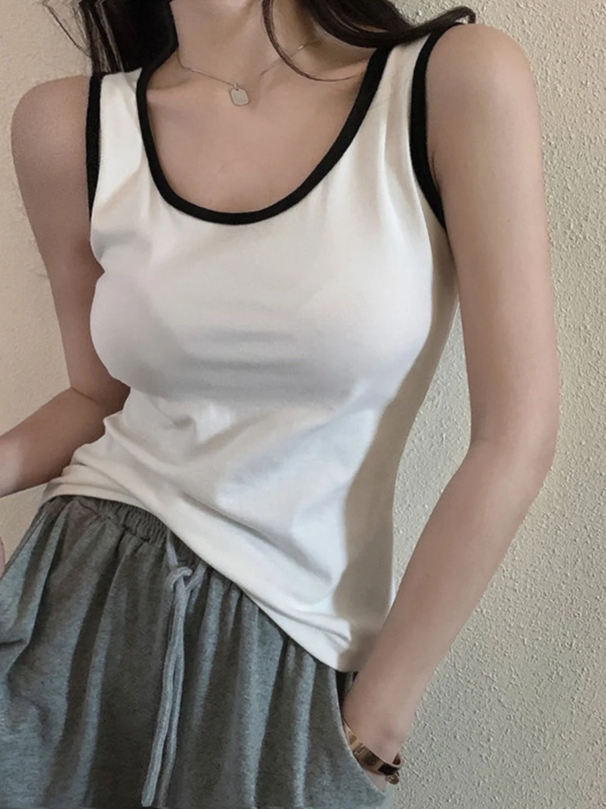 

plus Size 300 Pou Sexy Casual Csole Vest Women Fat MM Base irt Summer Top Korean Sle Commute Wind Loose Fit