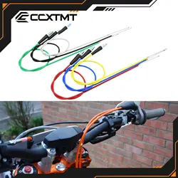 Motorcycle Universal Accelerator 990mm 1090mm Straight Connection Throttle Cable For Yamaha Kawasaki KTM Honda Suzuki Dirt Bike
