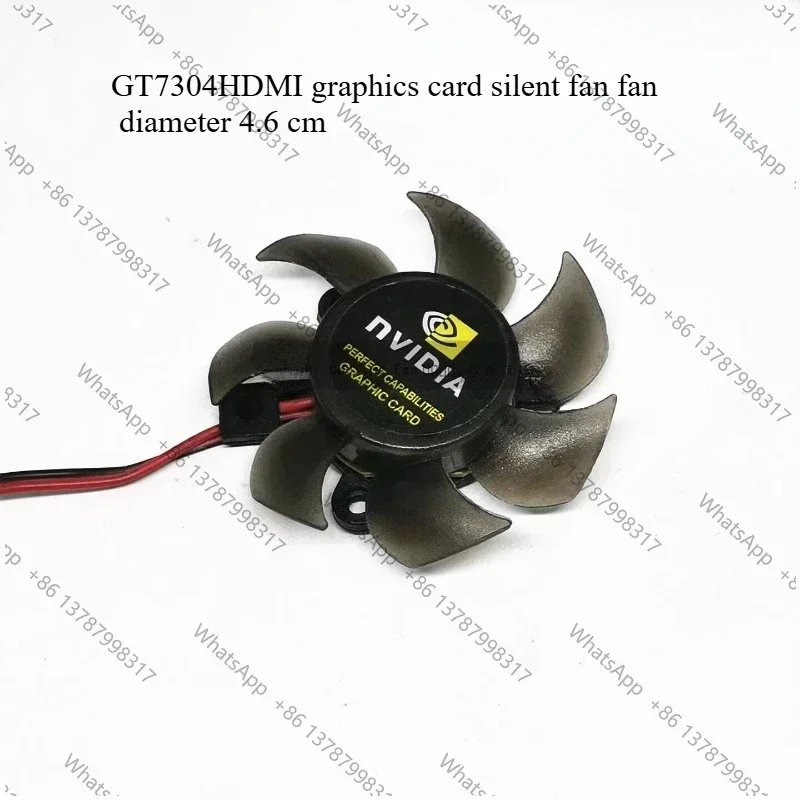 For GT730 4HDMI HD5450 diameter 4.6CM hole spacing 2.6CM graphics card silent fan