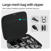 Carrying Case for DJI Mini 5 Pro, Travel Shoulder Bag Drone Fly More Combo RC 2/RC-N3 Controller Accessories Portable Organizer