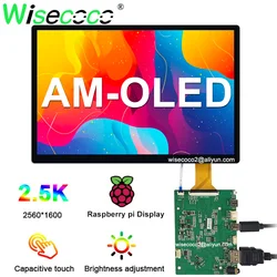 OLED Panel 10 Inch Raspberry Pi Amoled Touchscreen 2K IPS 330 Nits Brightness Laptops Tablets OLED Monitor