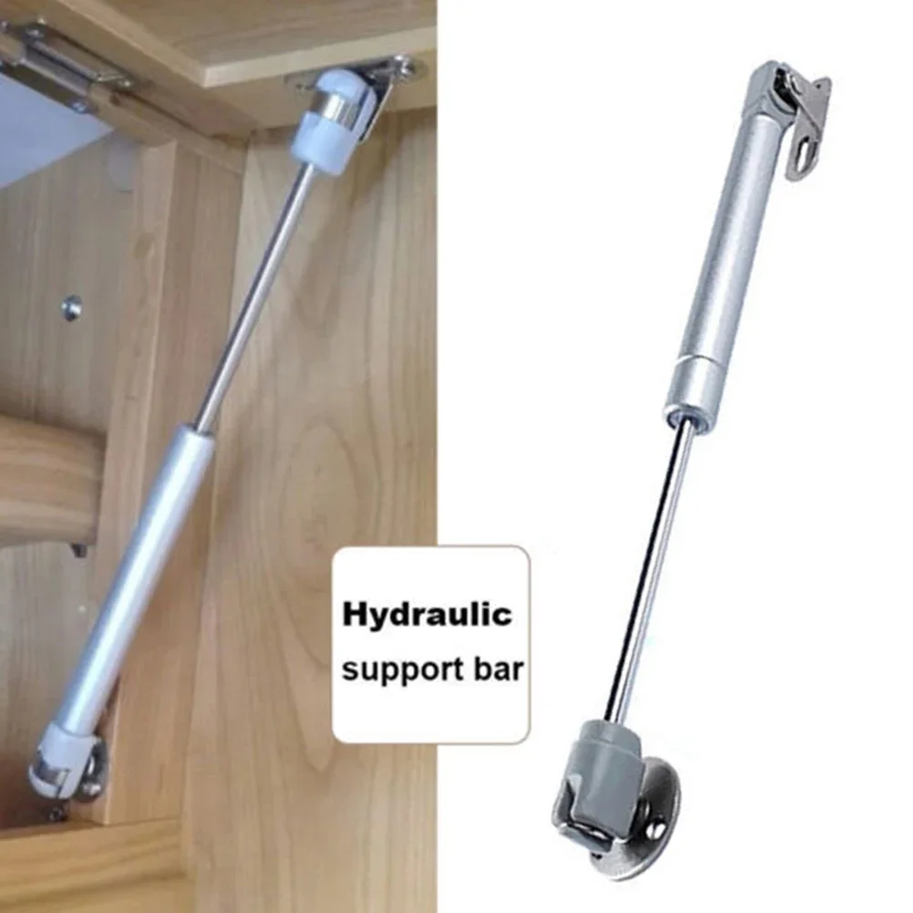 Smooth Hydraulic Gas Spring Support Strut For Furniture Cabinet Doors Sturdy Pneumatic Lifter With Steel Finish