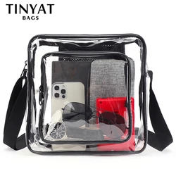 Tinyat-sacola estética moderna para mulheres, bolsa de ombro feminina, mensageiro, praia, bolsas de maquiagem quadradas, coleção elegante, nova, 2024