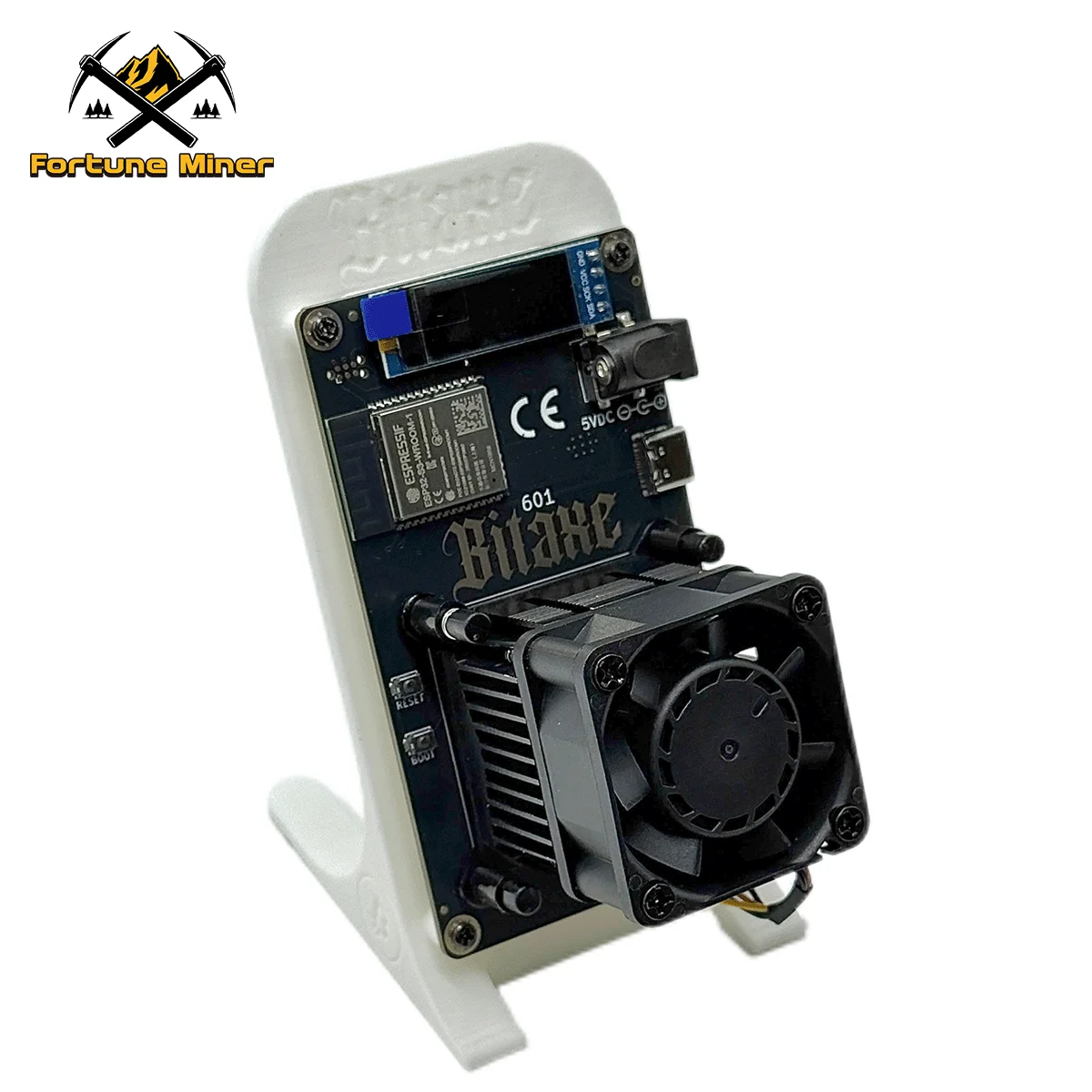 

Bitaxe Gamma 601 Lucky Miner 1.2TH/s 18W Asic Chip BM1370 BTC Solo Miner Bitcoin Mining Lottery Machine Home Offices Use White