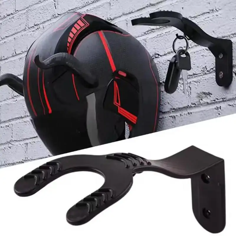 Motorcycle Helmet Hook Racks Multipurpose Hook Hanger Home Luggage Jacket Holders Kitchen Cabinet Shelf Wall Mount Hooks view 2