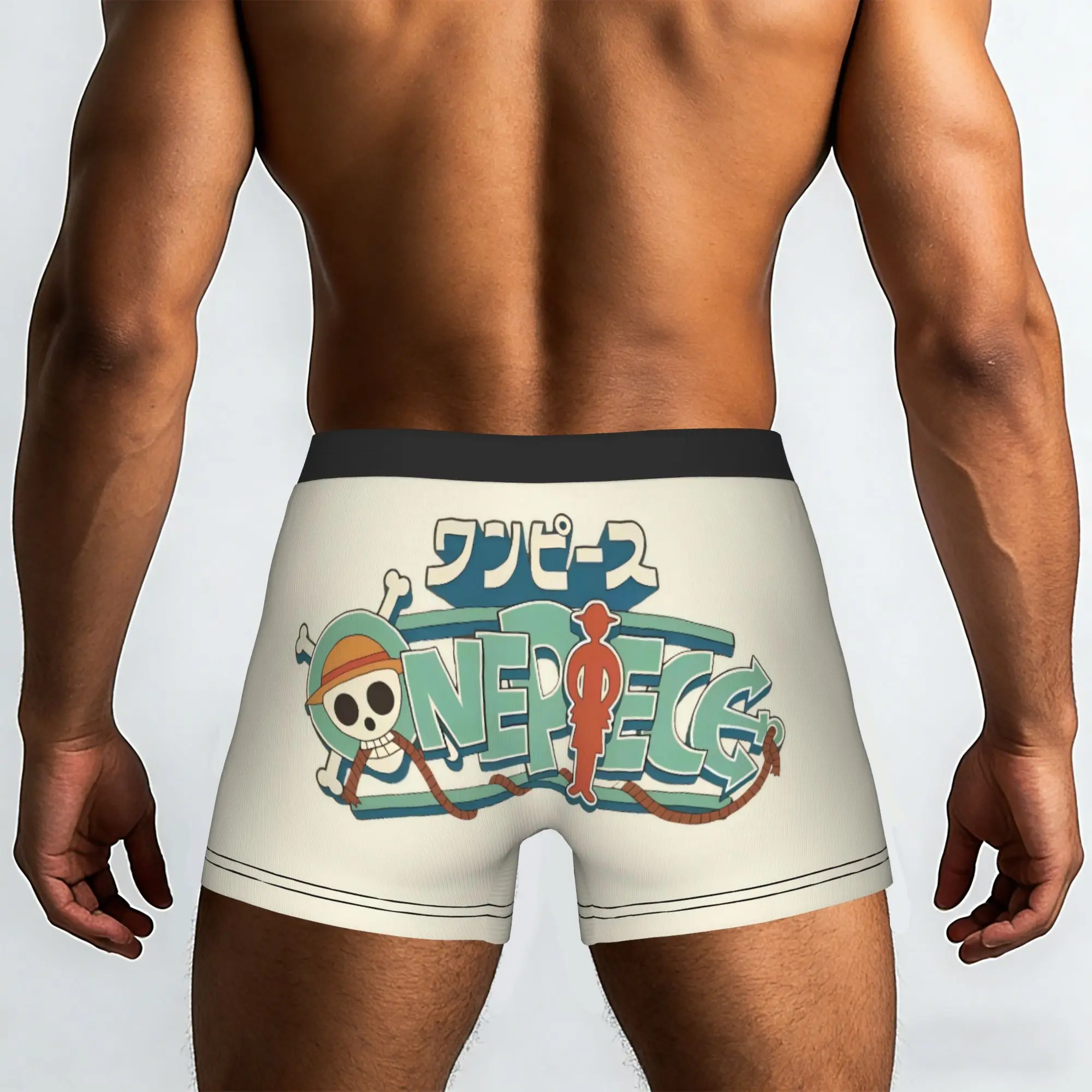Classic One Piece Logo One Piece Underpants Homme Panties Male Underwear Ventilate Shorts Boxer Briefs