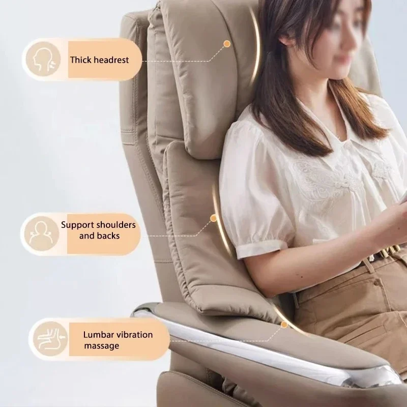 Ergonomic Office Chair with Swivel Seat and Footrest Adjustable Backrest Angle and Height Adjustable Executive Computer Chair