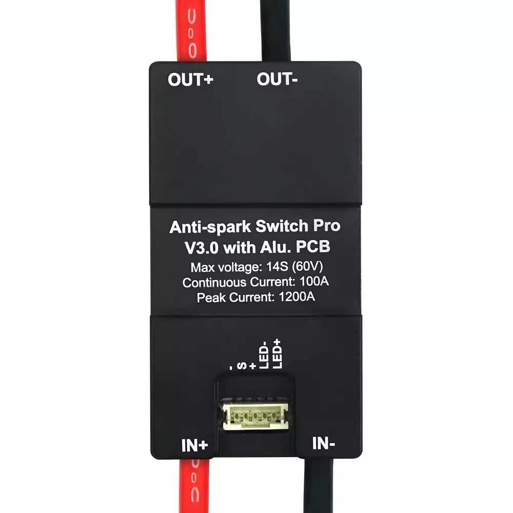Aluminum-based upgraded fireproof flower switch 3.0 shell version circuit protection switch model aircraft