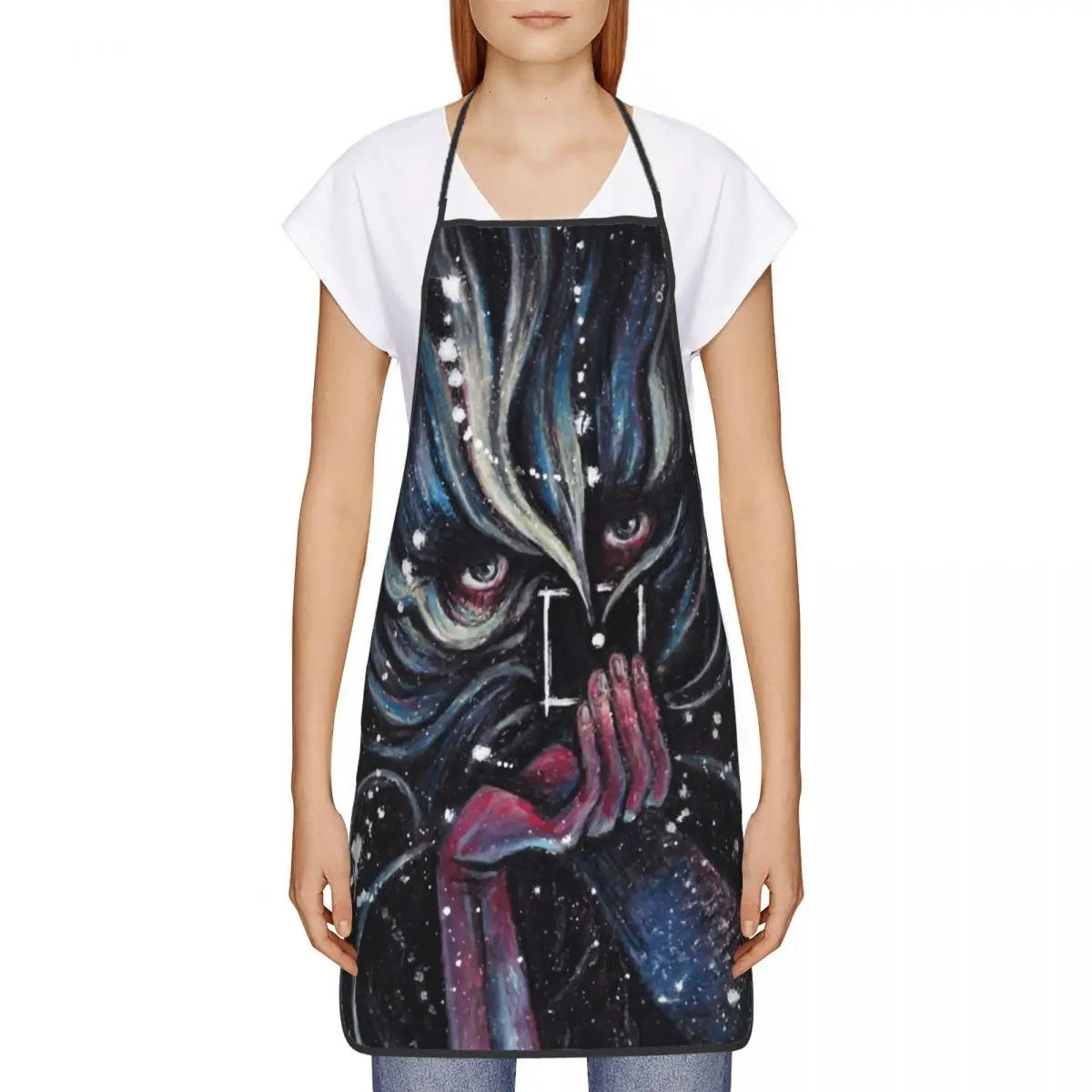 Custom Bib Disco Elysium Gaming Aprons for Men Women Unisex Adult Chef Kitchen Cooking Tablier Cuisine Gardening