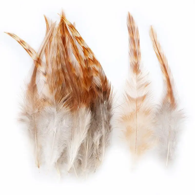 50Pcs/Lot Colored Rooster Feathers For Crafts Black Chicken Decoration Needlework Pheasant Feather Dream Catcher Plumes Decor