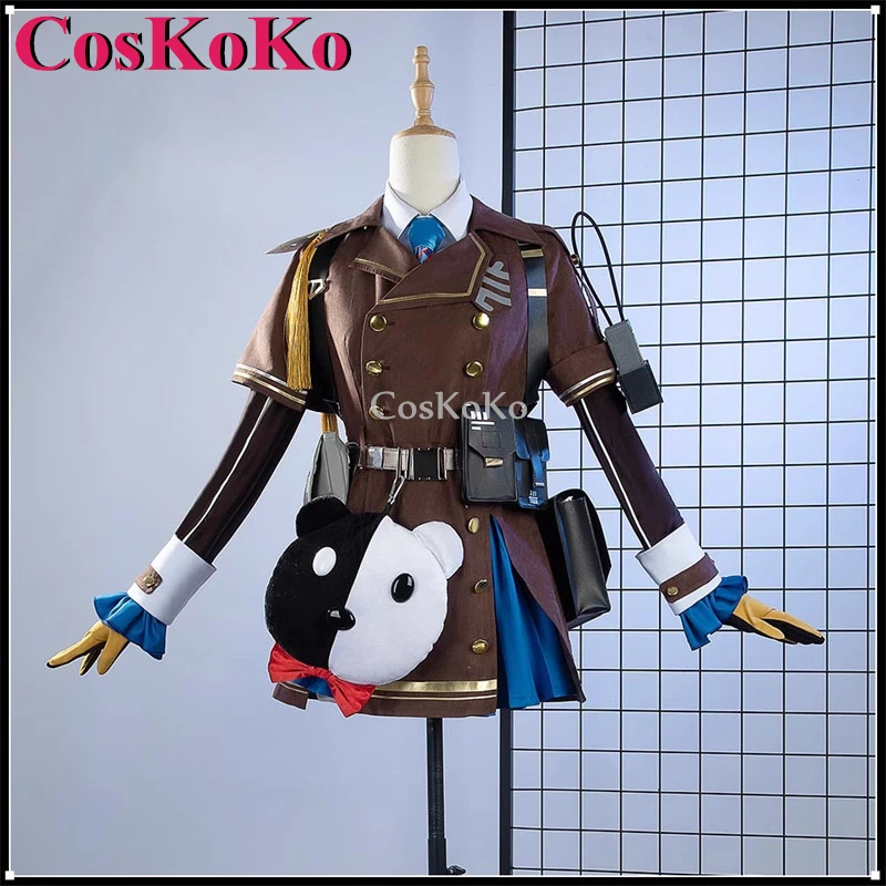 【Customized】CosKoKo Cheeta Cosplay Game Girls Frontline 2 Exilium Costume Lovely Beret Dress Halloween Party Role Play Clothing