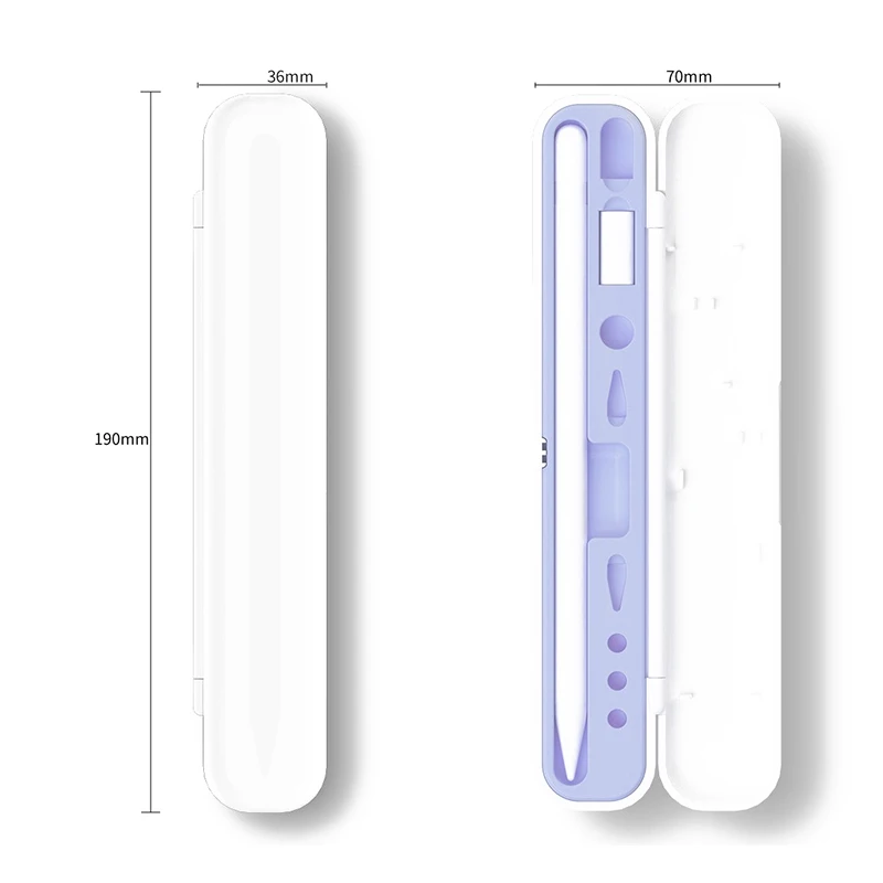 1PCS Box For Apple Pencil 2 1 Cover For Apple Pencil 2nd Generation 1st Gen Stylus Pen Holder Protective Ipad Pen Accessories