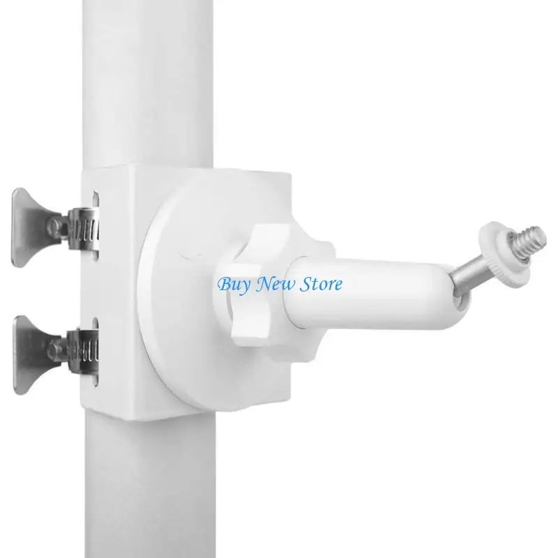 حامل الكاميرا الحديدي عالي التحمل 20CE مع ميزات قابلة للتعديل للتركيب الخارجي الآمن على الأعمدة والهياكل الرأسية #4