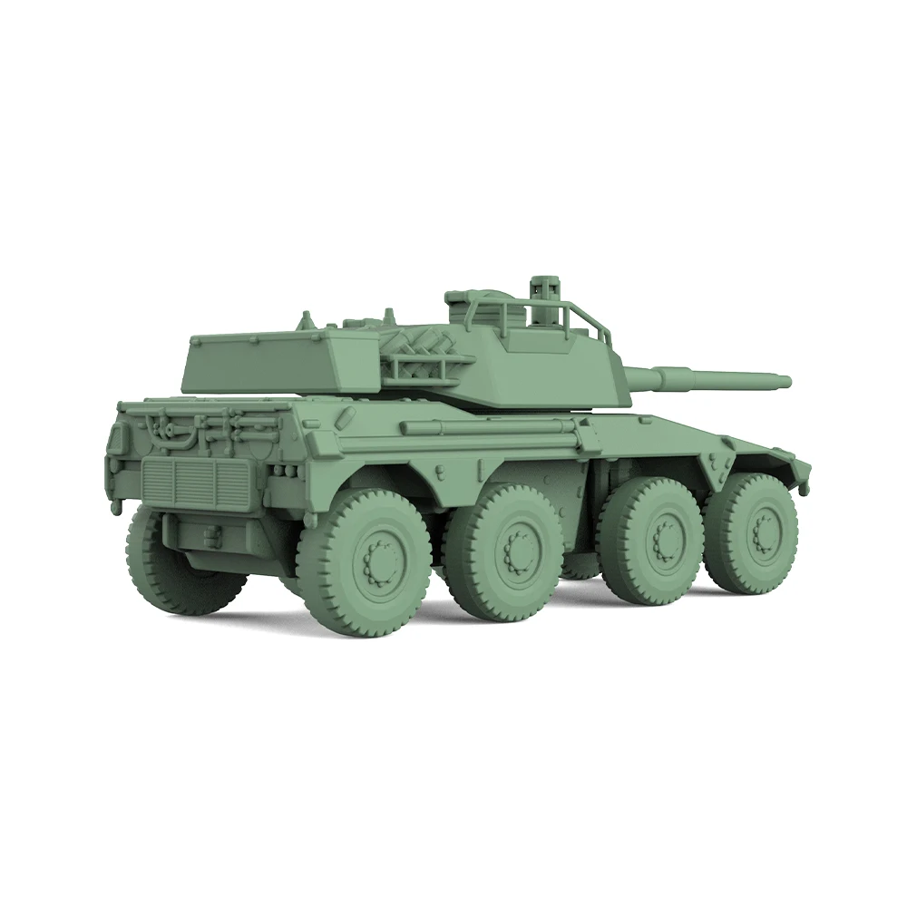 

1/220 1/160 1/87 SSMODEL SS904 Железнодорожная военная модель комплект Южная Африка Rooikat 76 Танкоразрушитель