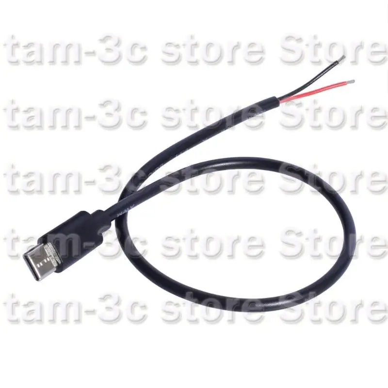 D0UA USB loại C phích cắm nam đến 2Pin Cáp lợn 15W 30cm để sửa chữa hoặc thay thế nhu cầu sạc