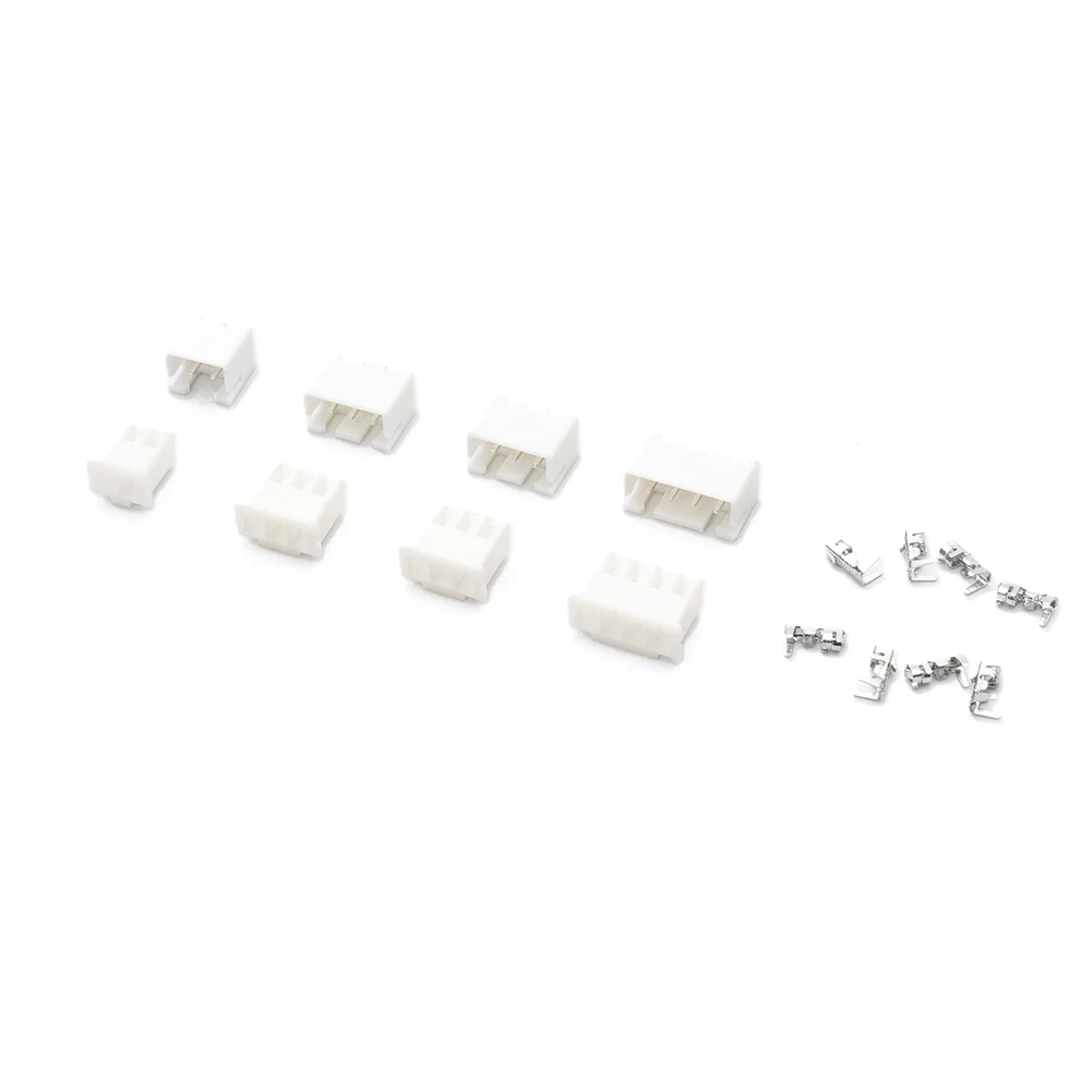 Connector Terminal High Quality 250pcs 2 Pin 3 Pin 4 Pin Terminal Housing PCB Header Connector Set 254mm Wire Pitch