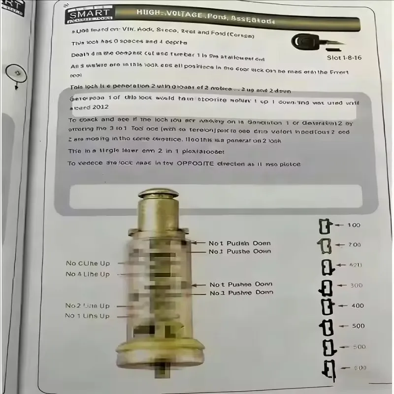

Lishi 2 In 1 Tool Book User Manual User Guide FOR CAR LOCK lishi tools Also With Pdf Manua