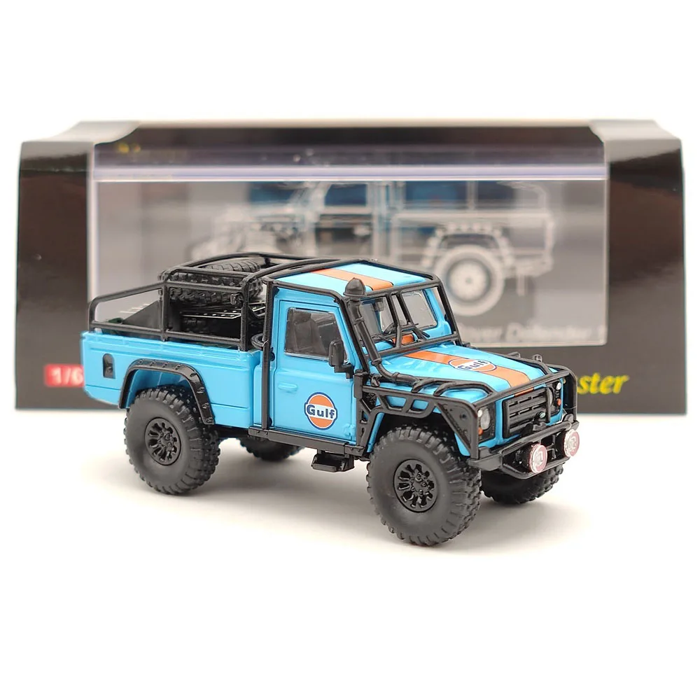 Master 1:64 Defender 110 Pickup BigWheels Diecast Toys Car Models Miniature Vehicle Hobby Collection Gifts