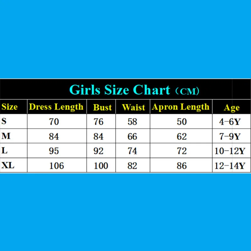 زي خادمة الفتاة الفيكتوري مع المئزر وقبعة ، فستان فتاة الكلية ، أبيض وأسود ، زي الكلية للأطفال