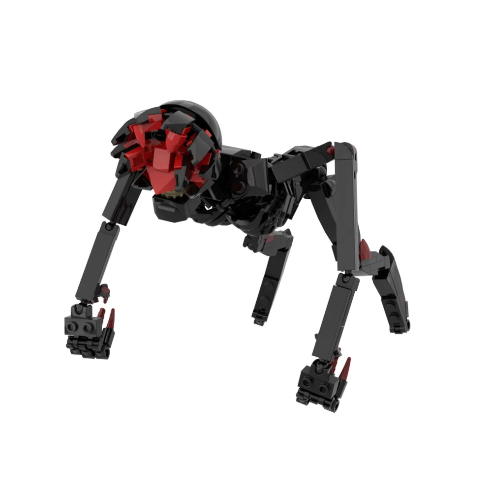 MOC Death Angels Figura Modello Building Blocks Un luogo tranquillo Giorno Uno Film horror Alien Action Figure Assemblaggio di mattoni Giocattolo regalo