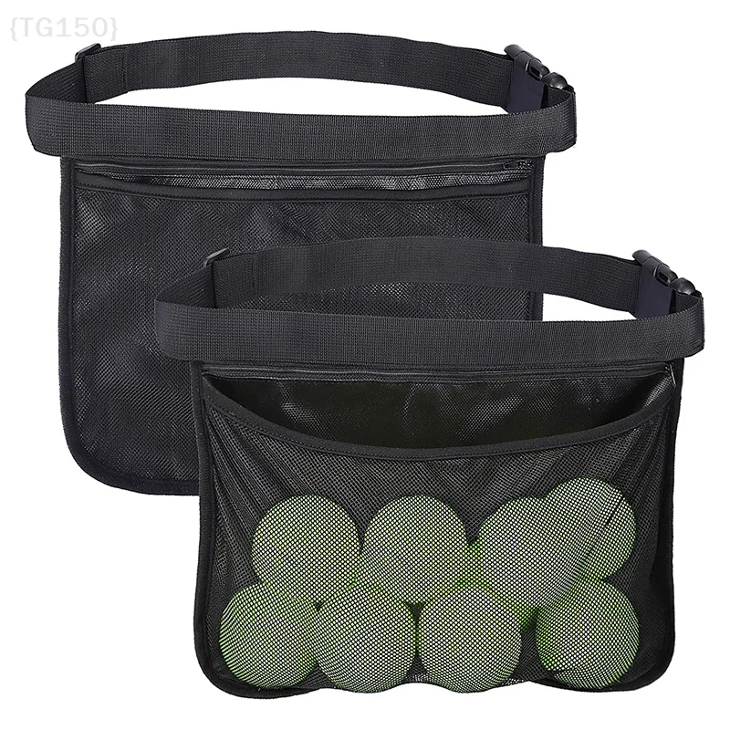 All-in-One Tennis Accessory Waist Bag:Essential Sports Organizer with Large Ball Compartment,Secure Phone Pocket& Mesh Pouch