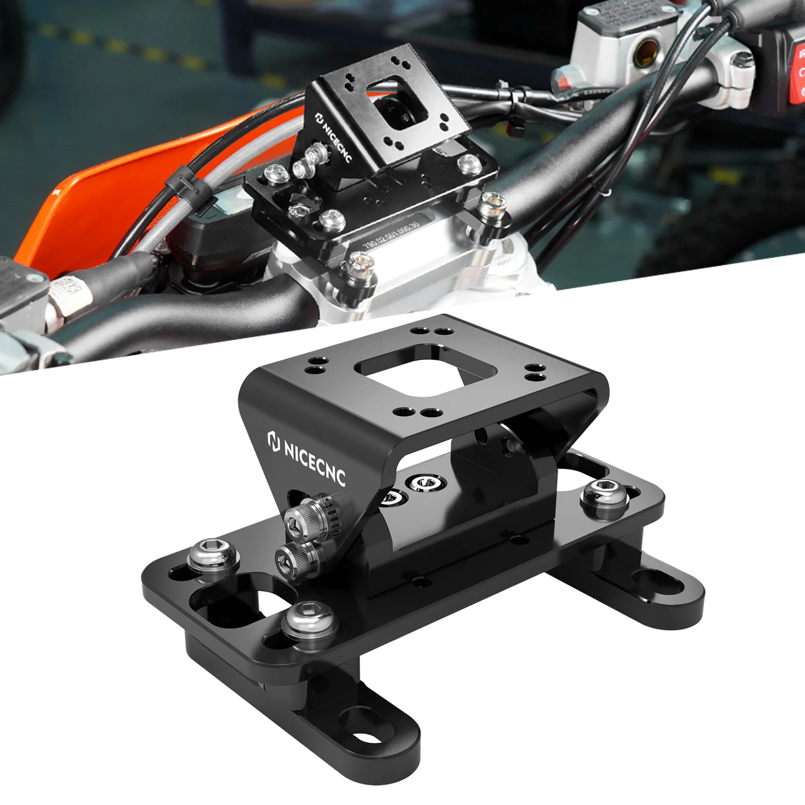 

For Husqvarna TE300 FE450 TC TE FC FE TX FX 125 250 300 350 450 501 2014-2024 2023 Motorcycle Adjustable Phone GPS Mount Bracket