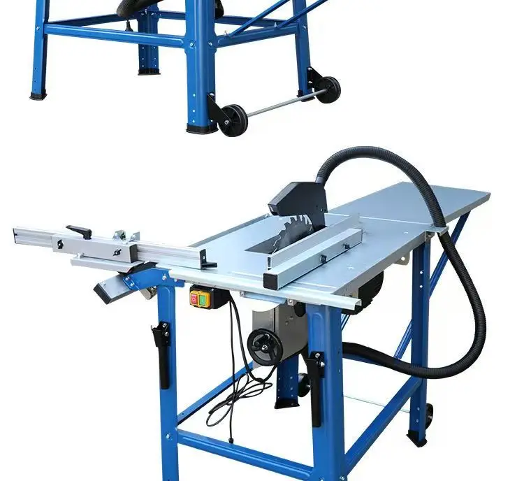 Professional 2000W Woodworking Equipment Single Phase 315MM Table Saw 220V Band Extension Table Horizontal Style