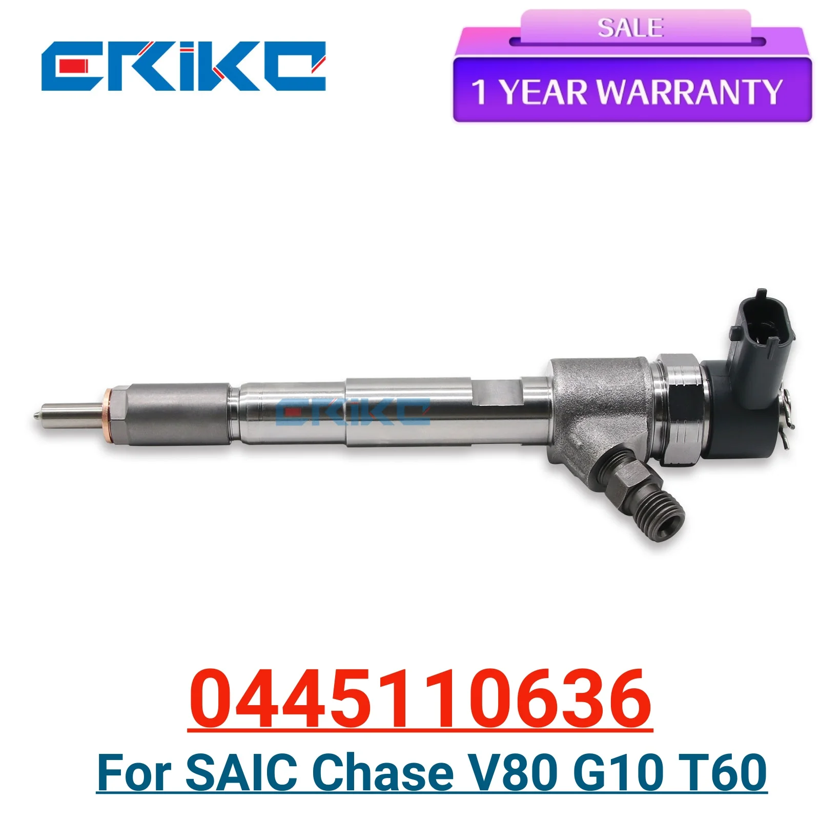 

ERIKC Diesel Fuel Injector 0445110636 Common Rail Injector 0 445 110 636 Fuel Dispenser Inyector Nozzle 0445 110 636