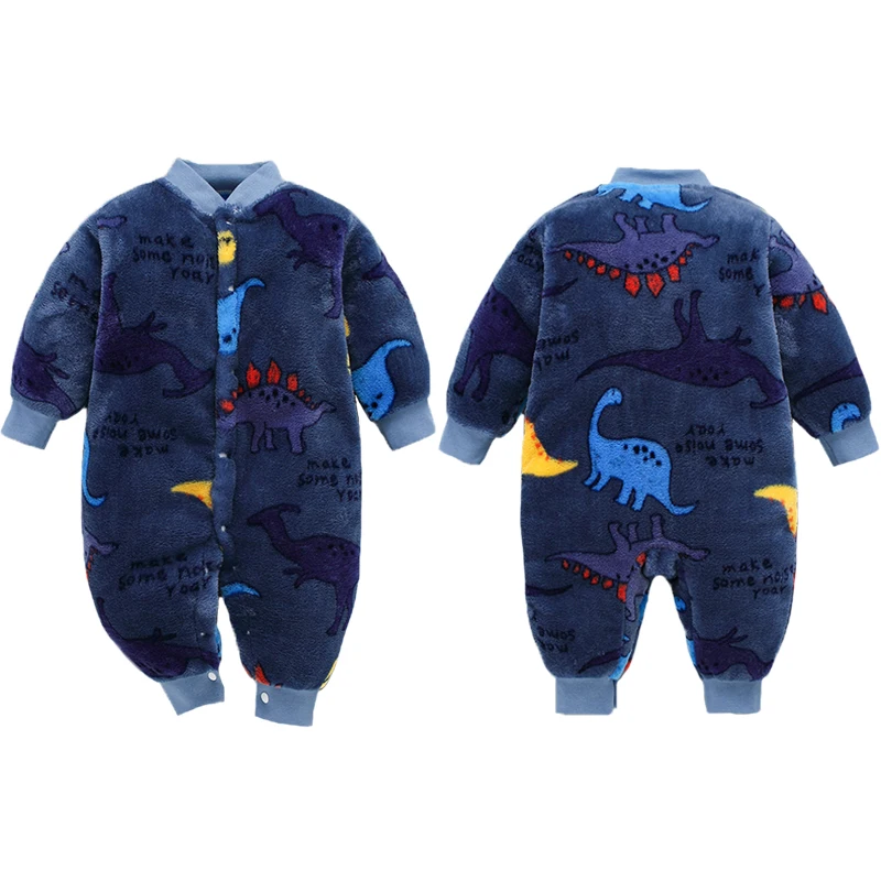 Newborn Baby jumpsuit Clothes Autumn Winter Infant Clothes Cartoon Baby boy Pajamas Toddler Rompers for girls new born 0-18M
