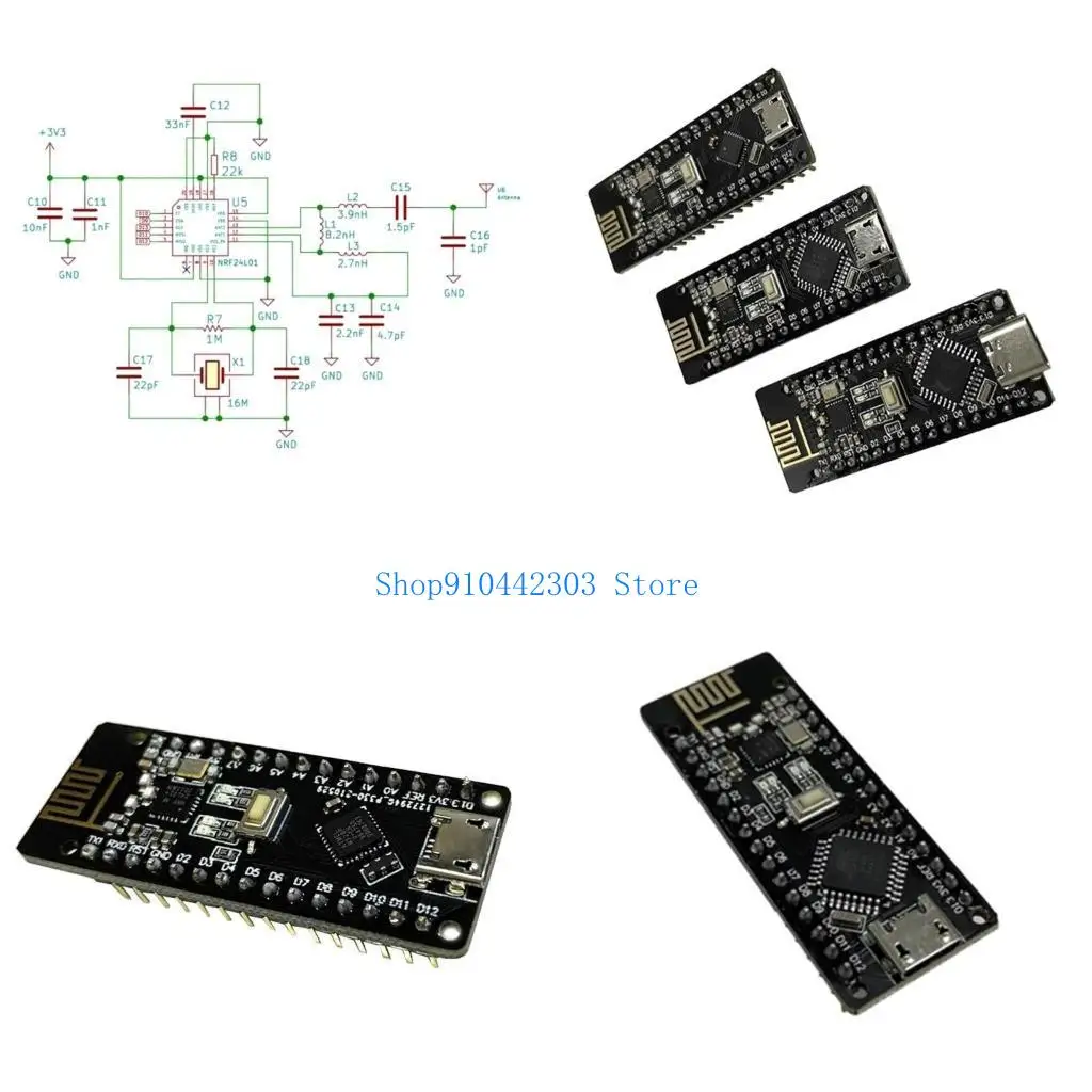 

L4MD Reliable Performance RF-Nano Compatible Serial-Module Boards Integrated Nrf24l01 Modules Replacements