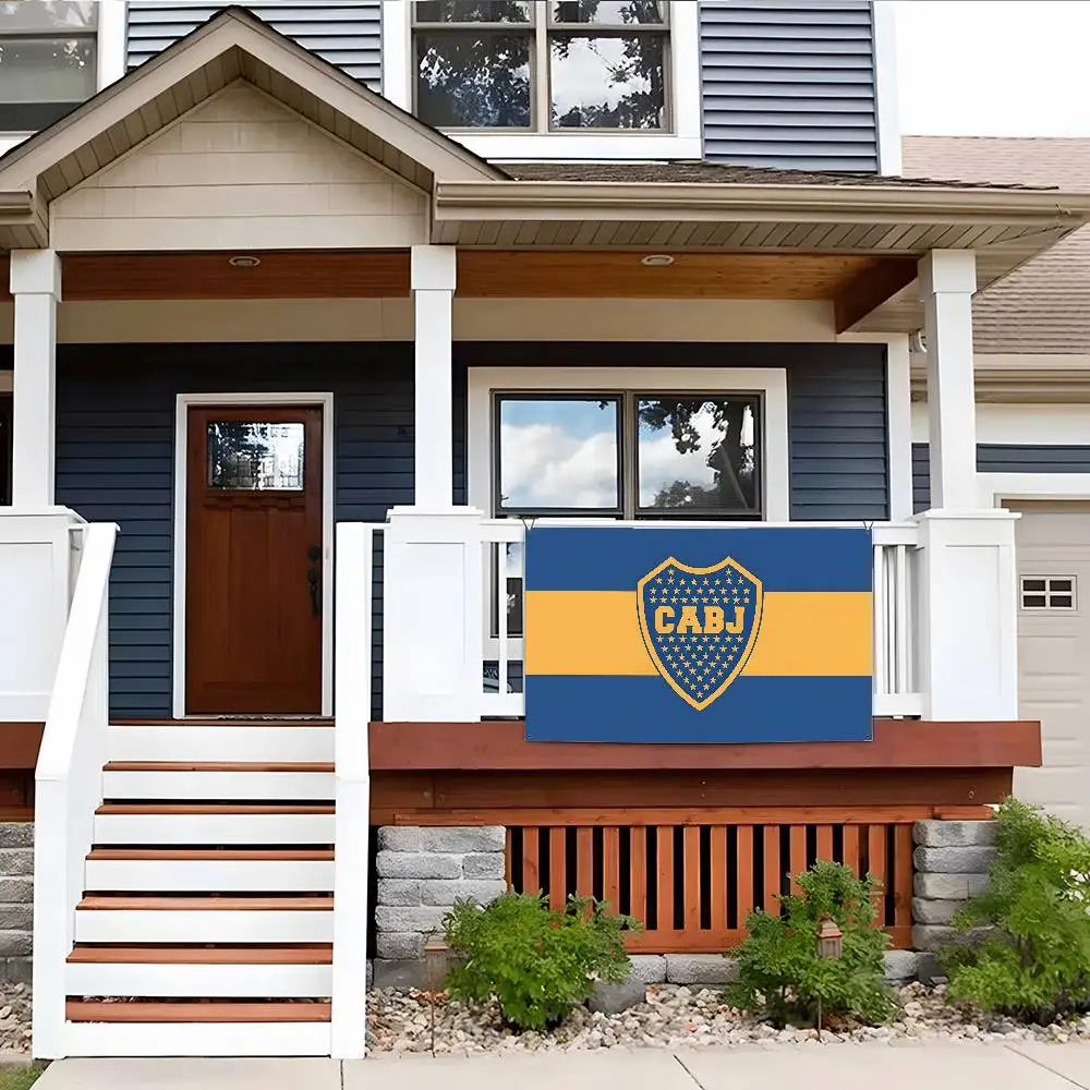 Football Club Atletico B-Boca Juniors Flag Hanging Banner Atmosphere For Dormitory Bedroom Outdoor Living Room Art Decoration