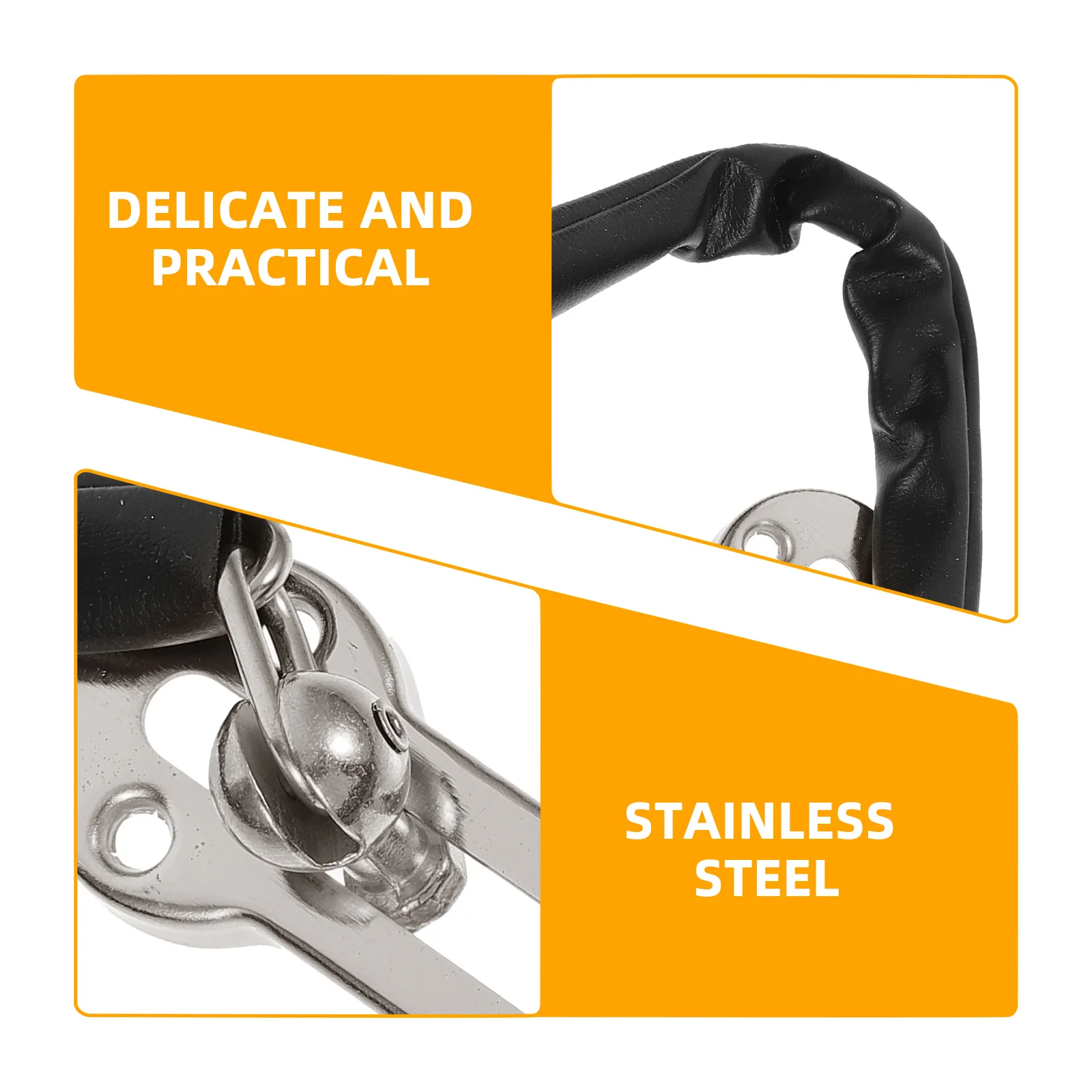 

Anti-Theft Door Chain Stainless Steel Sturdy Safety Lock Durable Heavy Duty Door Chain Latch for Home Office Security