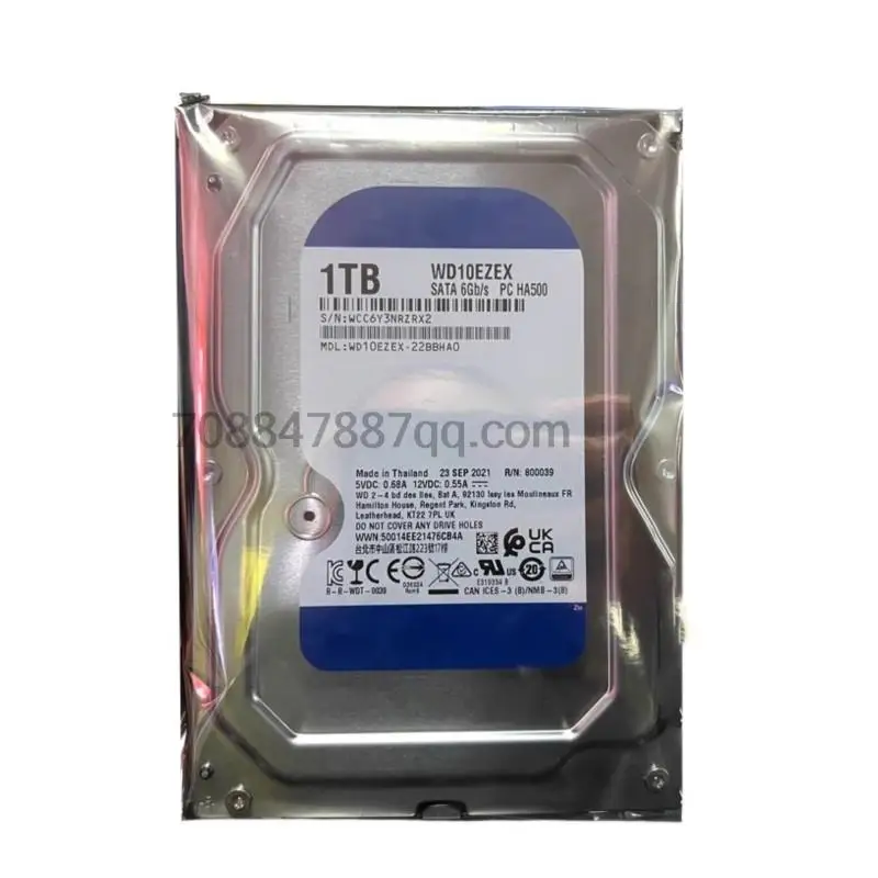 

Оригинальный 100% Аутентичный WD10EZEX 1T 7200 64M SATA3