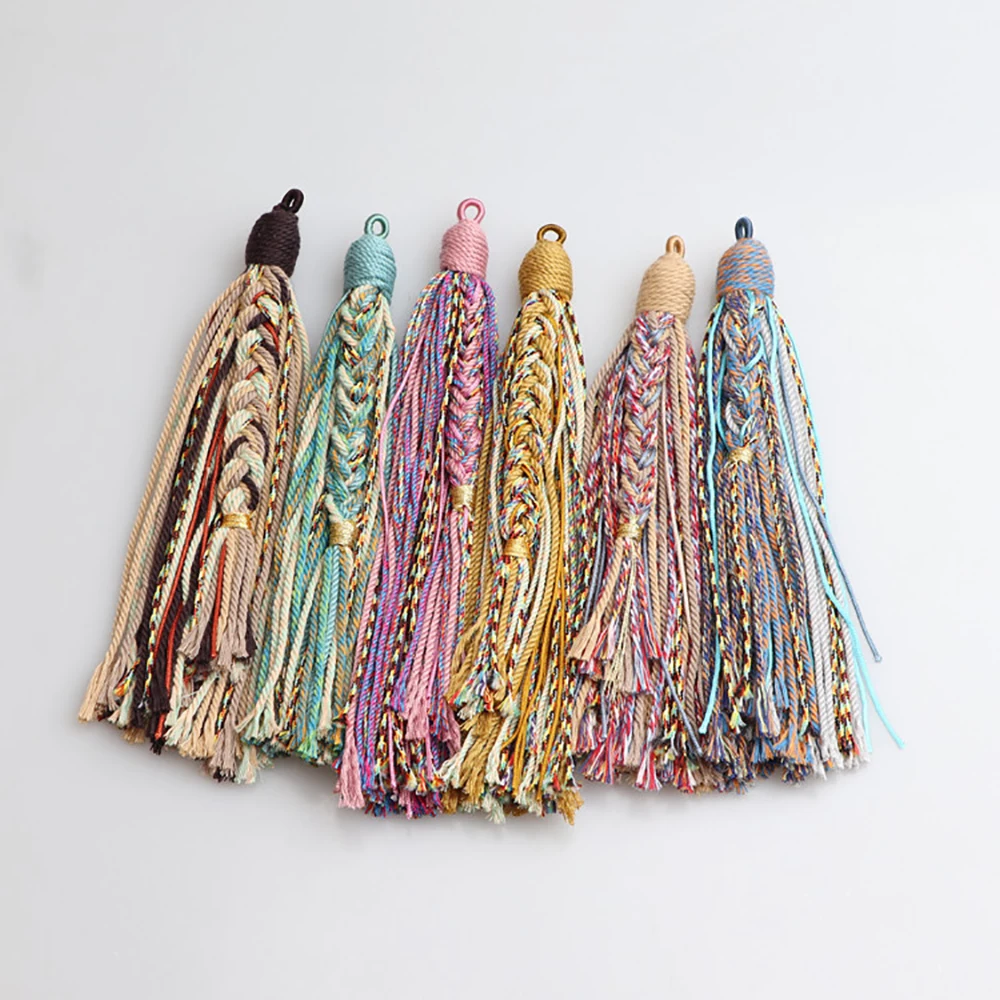 Thread Tibetan Style Tassel DIY Bookmark Crafts Jewelry Making Accessories Curtain Clothes Bag Craft Supplies Classical Style